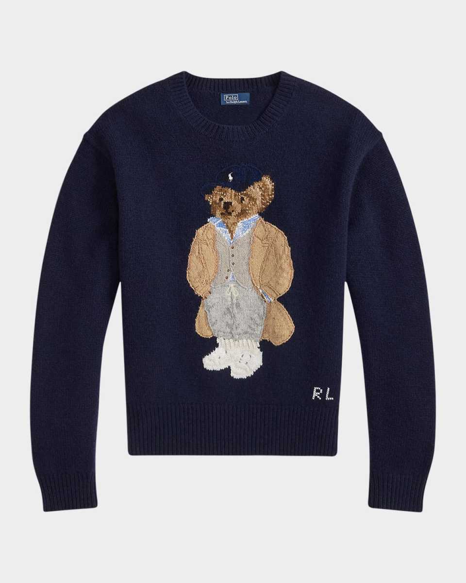 Polo Bear Wool-Cashmere-Blend Sweat